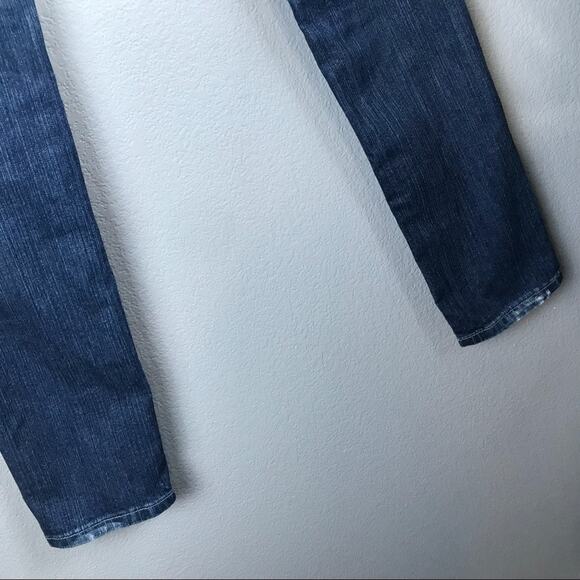 Vigoss The Ritz Skinny Medium Dark Wash Distressed Jeans - Picture 6 of 7